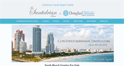 Desktop Screenshot of continuummiamicondo.com